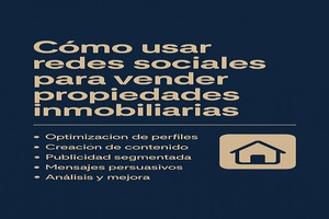 Portada del manual 21: Cómo usar redes sociales para vender propiedades inmobiliarias