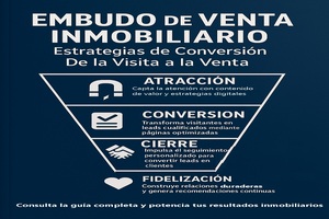 Portada del manual 33: Embudo de Venta Inmobiliario Estrategias de Conversión De la Visita a la Venta