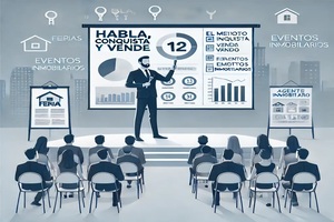 Portada del manual 48: Habla, Conquista y Vende El Metodo Infalible para Triunfar en Ferias y Eventos Inmobiliarios