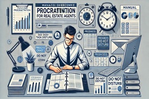 Portada del manual 60: Manual para Superar la Postergación para Agentes Inmobiliarios