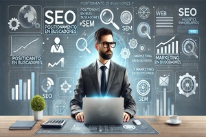 Portada del manual 79: Posicionamiento en buscadores (SEO) Y Marketing en buscadores(SEM) Para Agentes Inmobiliarios